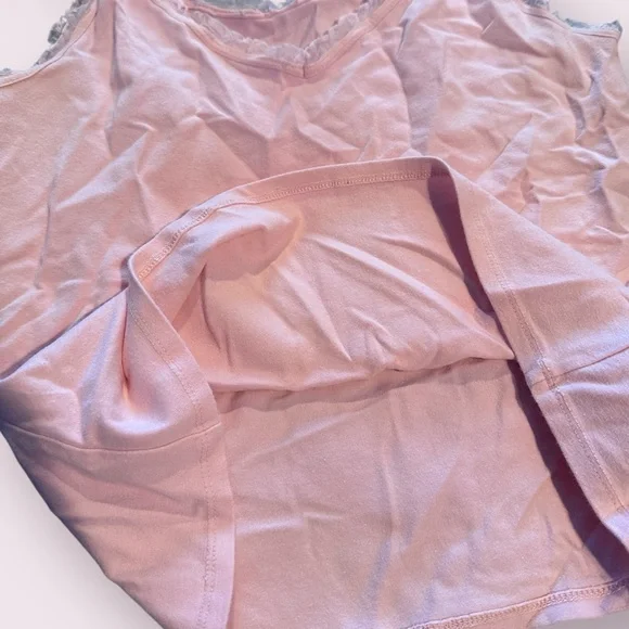 Set Of Two Women's Unbranded White And Pink Lace Trim Camisoles - Picture 10 of 12